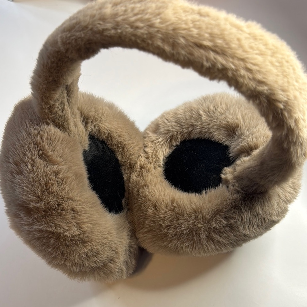 Plush Brown Faux Fur Earmuffs ~ OSFM ~ Cozy Winter Accessory ~ NWOT